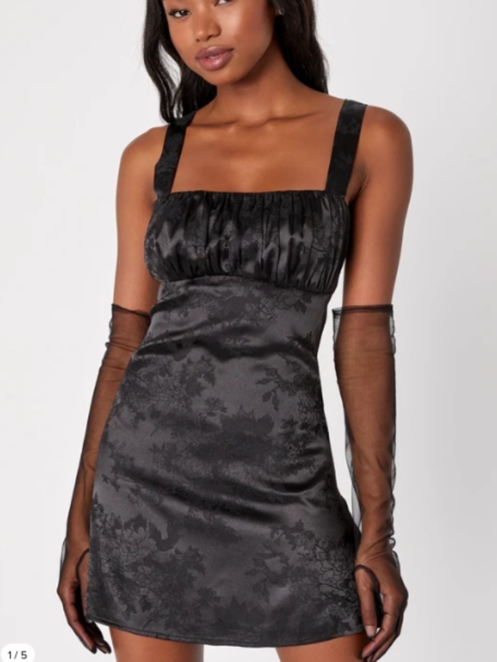 LULU's Chic Elegant Sexy Open Back Wedding Resort Vacation Party Date Mini Dress - Picture 6 of 6